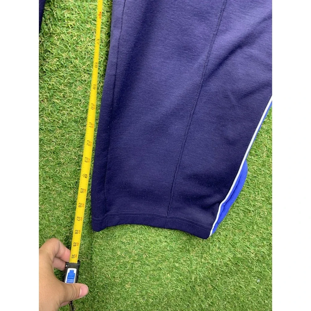 Polo Ralph Lauren Sweatpants Mens XL Blue Striped Ankle Zip Big Pony Track 90s